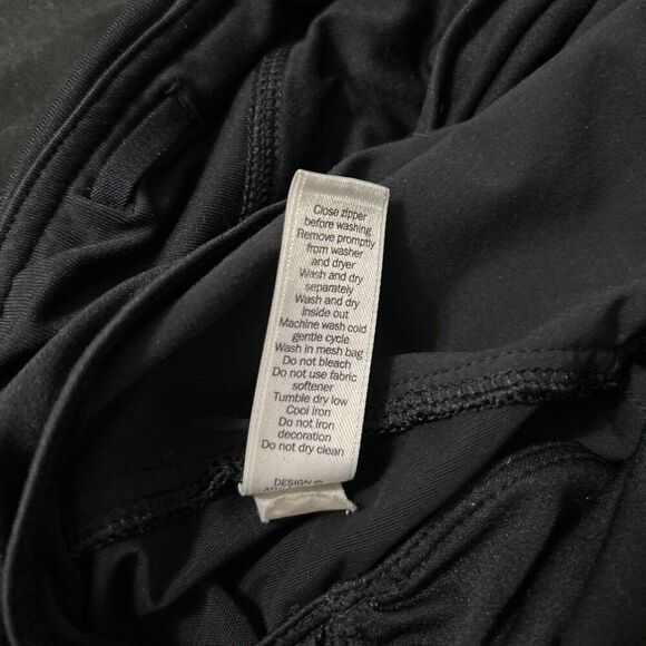 Athleta Athletic Shorts Women’s Small Black Running Activewear Lined Built In - Picture 10 of 10